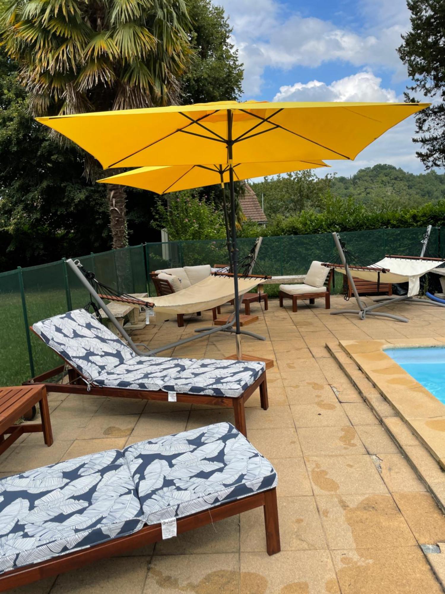 L'Oree Des Roses, Hebergement De Vacances Avec Jardin Et Piscine Gan ภายนอก รูปภาพ